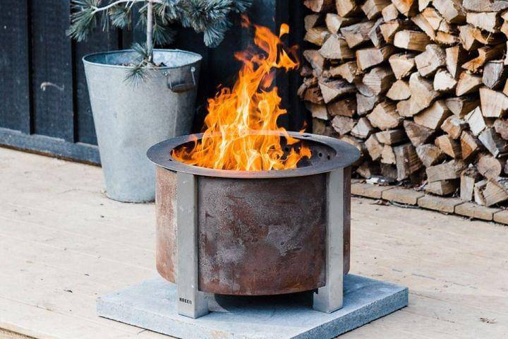 Breeo X Series 19" Smokeless Fire Pit - Texas Star Grill Shop BR-X19P