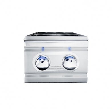 Cutlass Pro Double Side Burner W/ Blue LEDs - Texas Star Grill Shop
