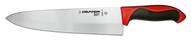 Dexter 360 10in Cooks Knife S360-10 RED - Texas Star Grill Shop S360-10RED