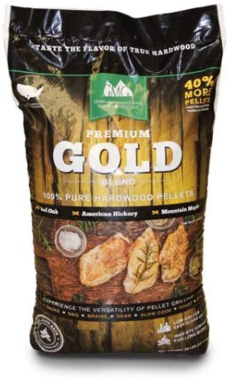 Green Mountain Grills | Premium Gold Blend Pellets 28LBS. - Texas Star Grill Shop GMG-2001