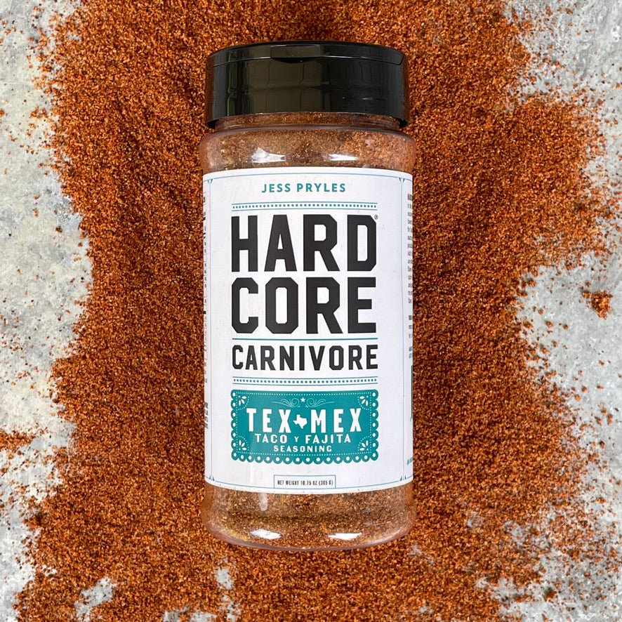 Hardcore Carnivore Tex-Mex Taco & Fajita Seasoning - Texas Star Grill Shop HCC74257