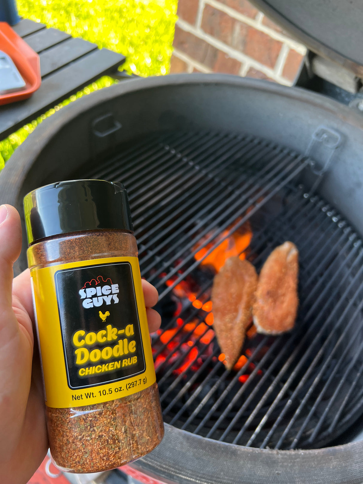 Spice Guys | Cock-a Doodle Chicken Rub | 10.5 oz. Shaker Bottle