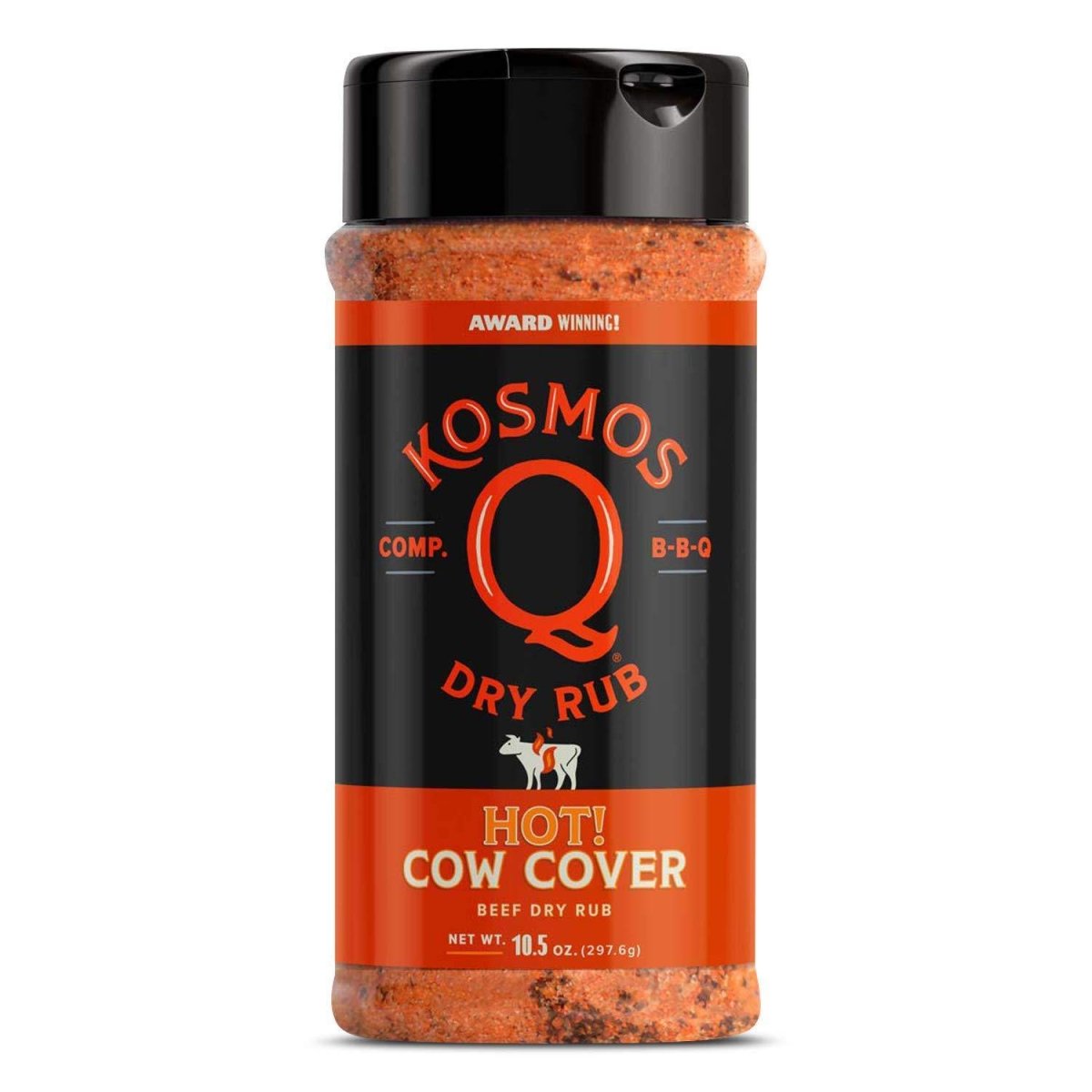 KOSMOS Q HOT COW COVER RUB -11 OZ. - Texas Star Grill Shop KOS-CCHOT-16OZ