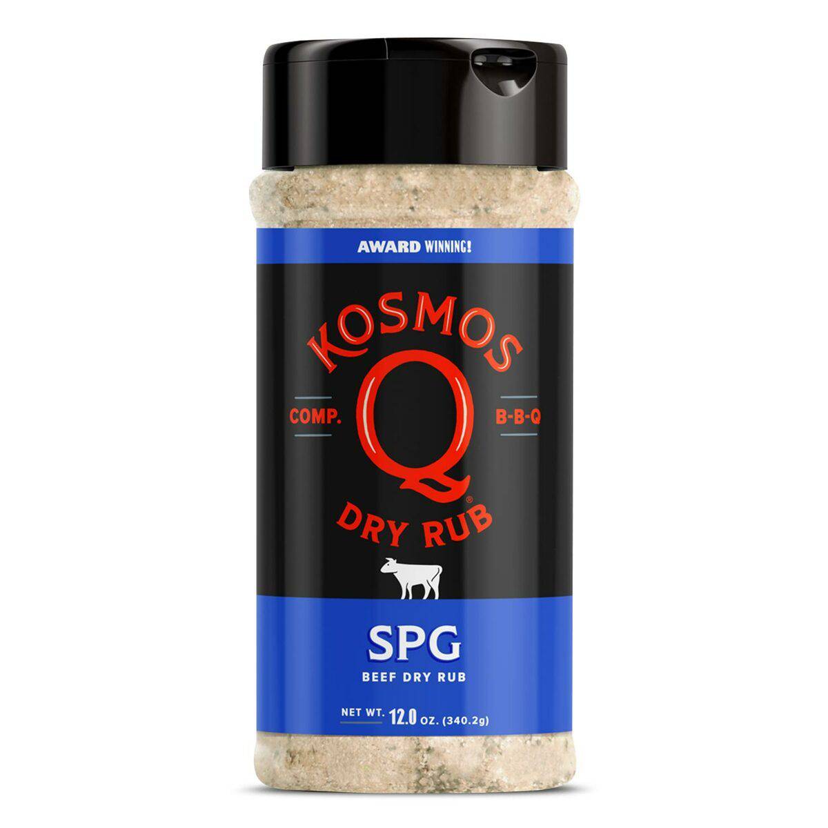 Kosmos Q SPG BBQ Dry Rub - Texas Star Grill Shop KOS-SPGRUB-16OZ