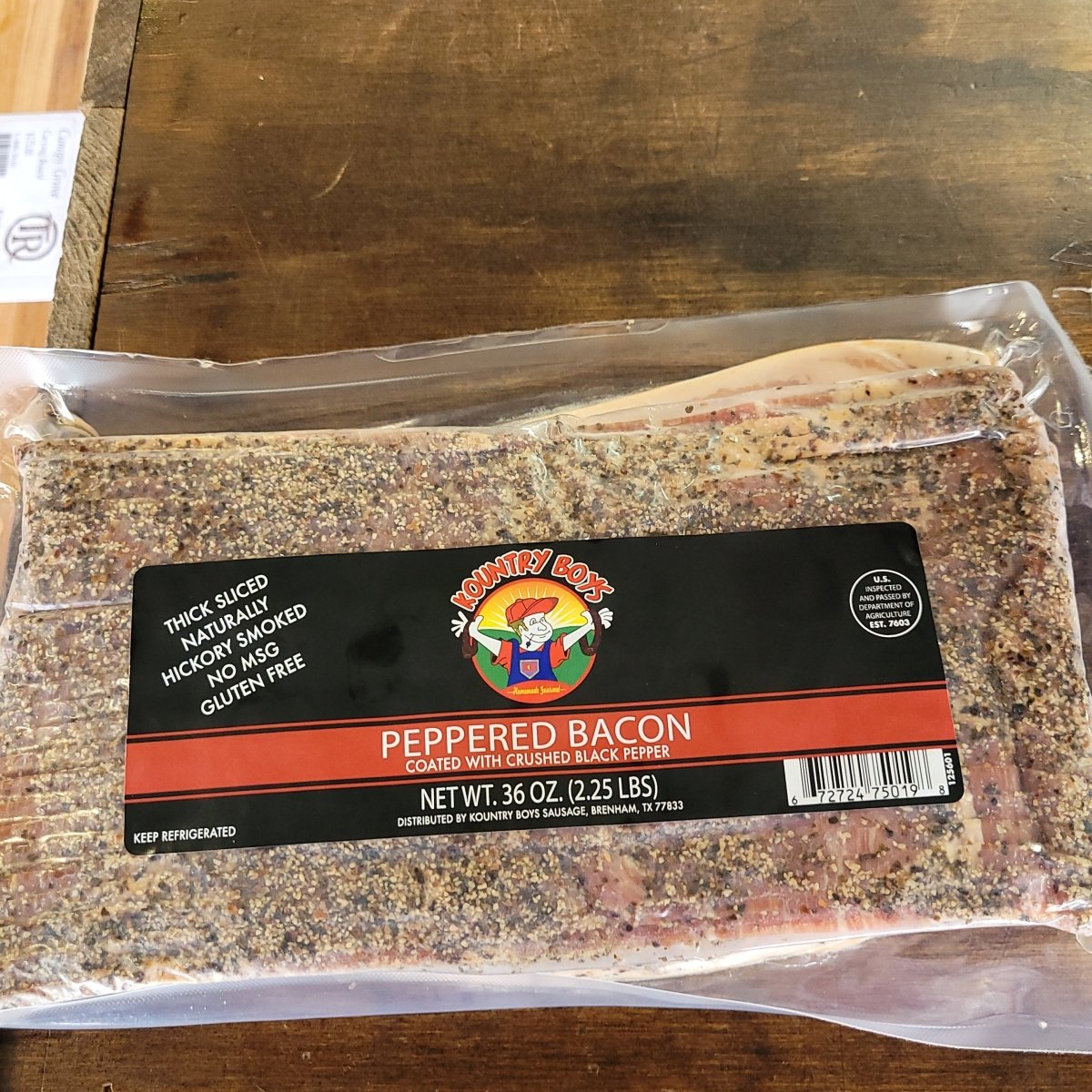 Kountry Boys Peppered Bacon - Texas Star Grill Shop 75019