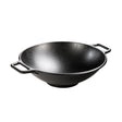 Lodge 14 inch Cast Iron Wok P14W3 - Texas Star Grill Shop P14W3
