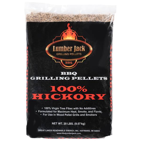 Lumber Jack 100% Hickory Pellets 20lb - Texas Star Grill Shop 00606
