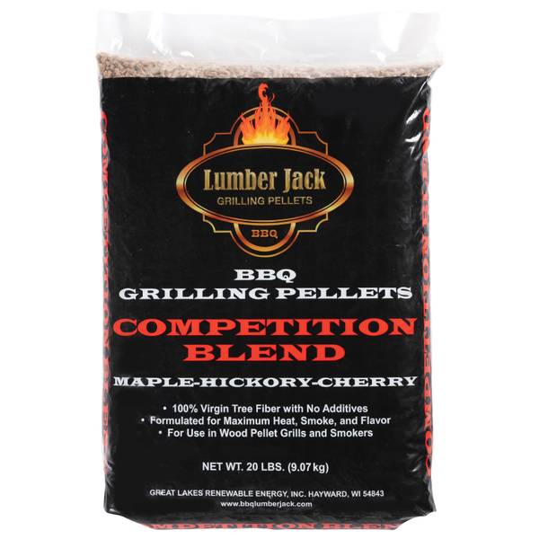 Lumber Jack Competition Blend Pellets 20lb - Texas Star Grill Shop 06012
