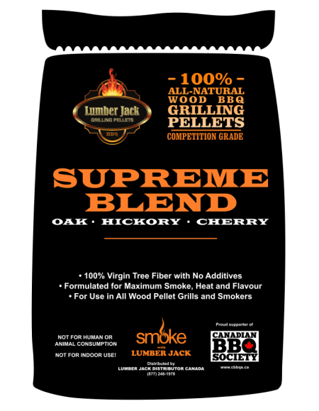 Lumber Jack Supreme Blend Pellets 20lb - Texas Star Grill Shop