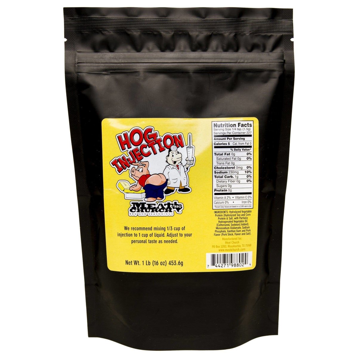 Meat Church - Hog Pork Injection - Texas Star Grill Shop 98802