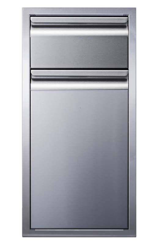 Memphis Single Drawer and Trash Drawer 15" - Texas Star Grill Shop VGC15BWB1