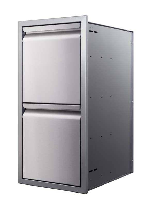 Memphis Two Drawer Stack 15" - Texas Star Grill Shop VGC15DB2