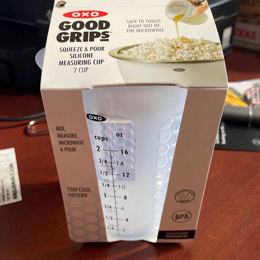 OXO 2 Cup Squeeze and Pour Silicone Measuring Cup - Texas Star Grill Shop 11161000