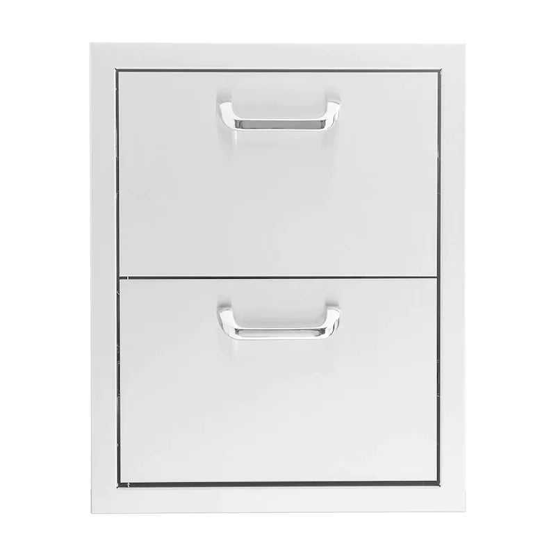 PCM 260 Series Double Access Storage Drawers BBQ-260-DRW2 - Texas Star Grill Shop BBQ-260-DRW2