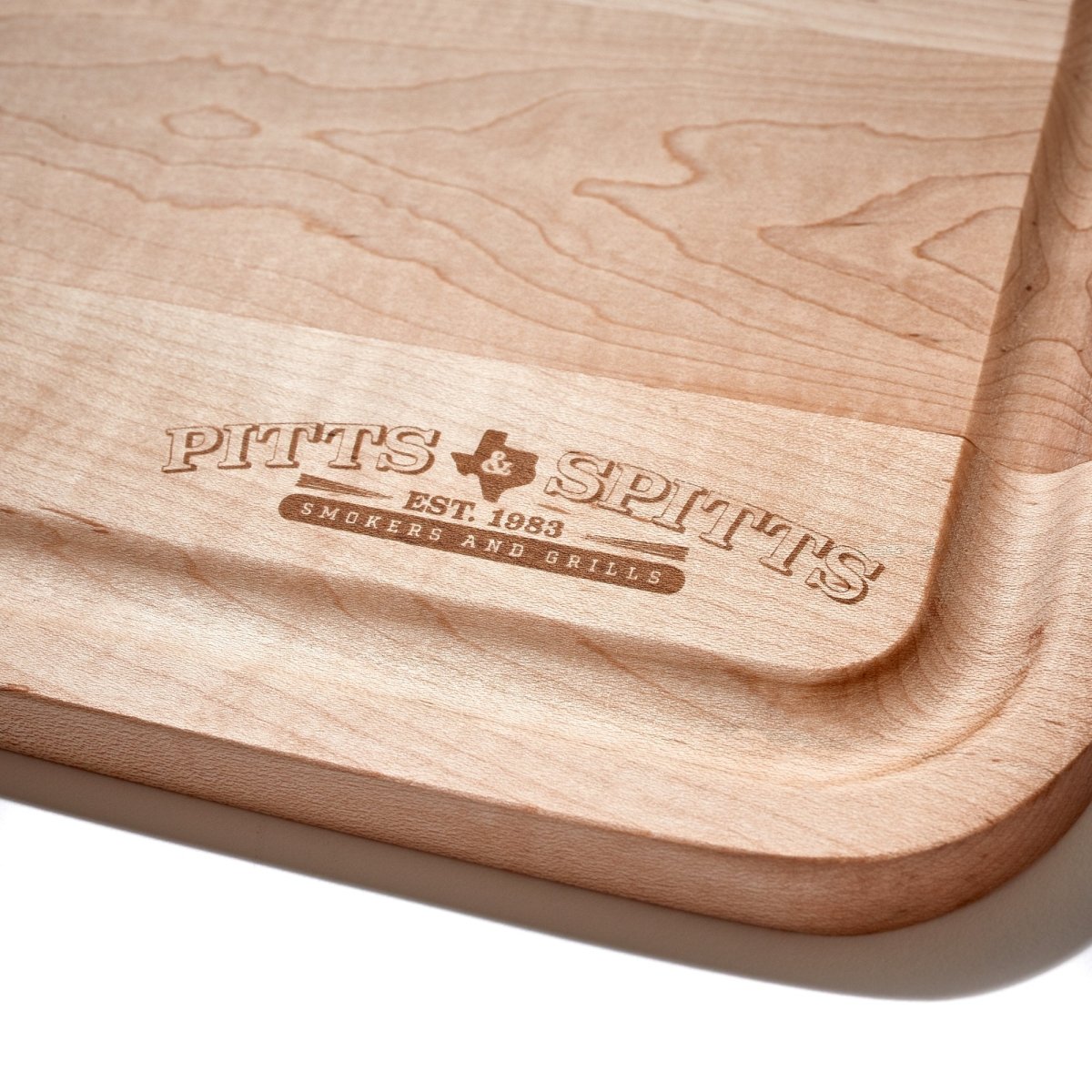 Pitts & Spitts Hardwood Cutting Board - Texas Star Grill Shop A-CUTTINGBOARD