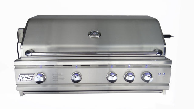 RCS 38" Cutlass Pro Grill W/ Rear Burner & Blue LEDs - Texas Star Grill Shop RON38A-NG