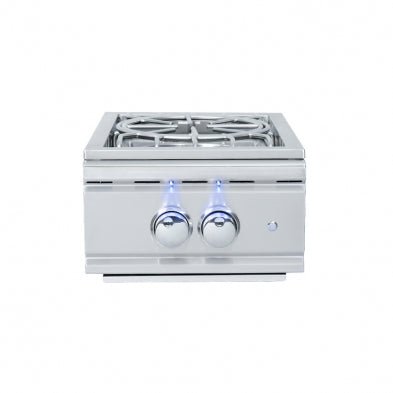 RCS Cutlass Pro Side Burner, Slide-in w/Blue LEDs RSB3A - Texas Star Grill Shop RSB3A NG