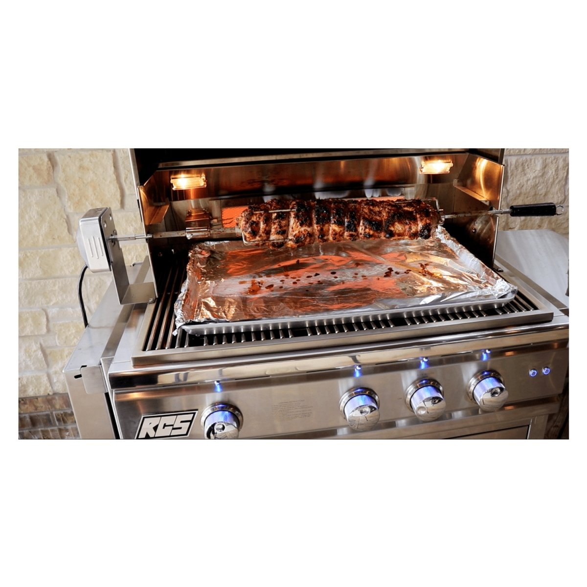 RCS Rotisserie Kit for RJC32A & RJC32AL RJC32ROTIS - Texas Star Grill Shop RJC32ROTIS