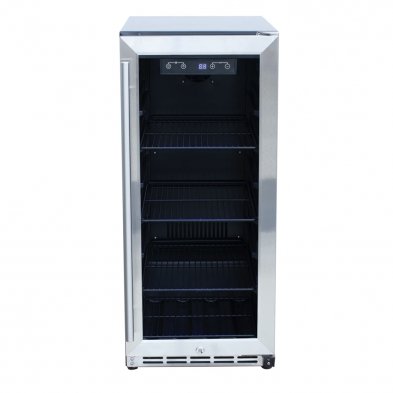 Refrigerator W/ 15" Glass Window - 3.2 Cu. Ft. - UL Rated - Texas Star Grill Shop REFR5