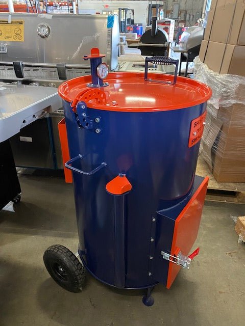 Short Rib Drum Smokers Blue and Orange - Texas Star Grill Shop SRDS-Astros