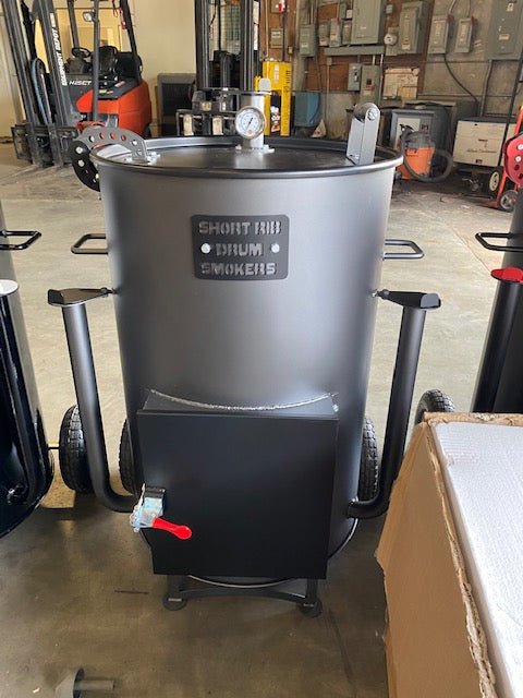 Short Rib Drum Smokers Charcoal and Black - Texas Star Grill Shop SRDS-Charcoal-Black