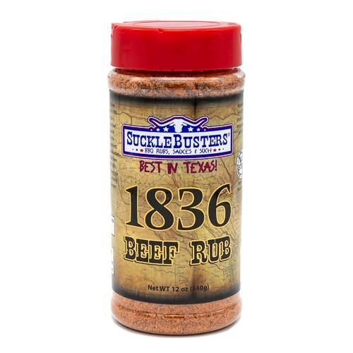 SuckleBusters 1836 Beef Rub 12oz - Texas Star Grill Shop 06299