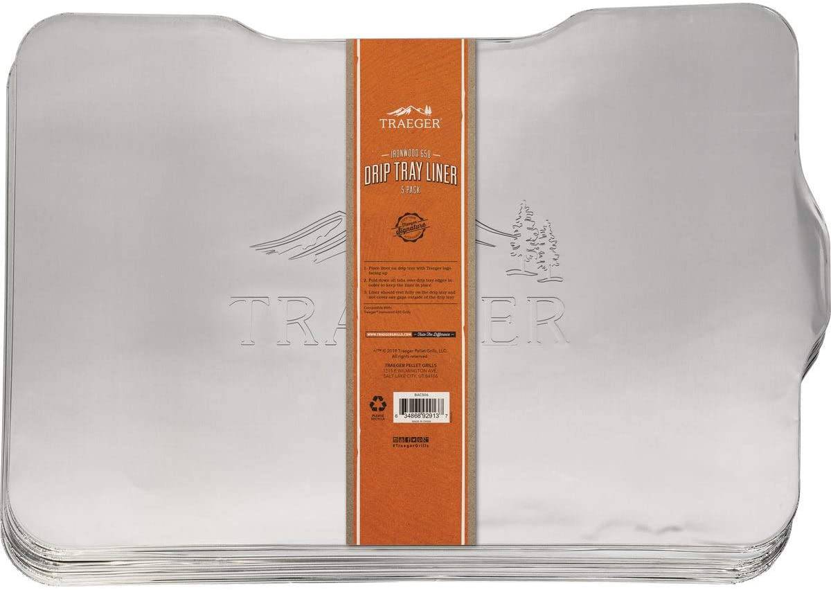 Traeger Ironwood 650 Drip Tray Liner BAC506 - Texas Star Grill Shop BAC506