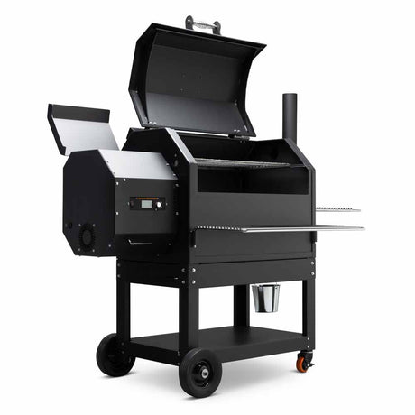 Yoder Pellet Grill YS640S+Wire Shelves + 2nd Level Slide-Out Cooking Shelf - Texas Star Grill Shop 9611X11-000