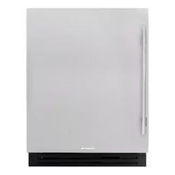 True ADA Height 24 Inch 5 Cu. Ft. Left Hinge Undercounter Outdoor Refrigerator - Stainless Steel - TURADA-24-LS-A~S