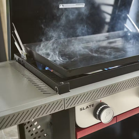 Weber Griddle Slate 3 burner open cart, Houston Texas Weber Slate, Houston Texas Weber Griddle, Houston's top dealer for Weber Griddles, Local Houston Delivery Weber Griddles, Rust resistant griddle Houston