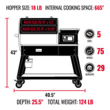 Recteq Patio Legend 600 Wood Pellet Grill - RT-600PL