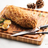 Tramontina Churrasco BBQ End-Grain Cutting Board Teak 15.75 inches X 15 inchs