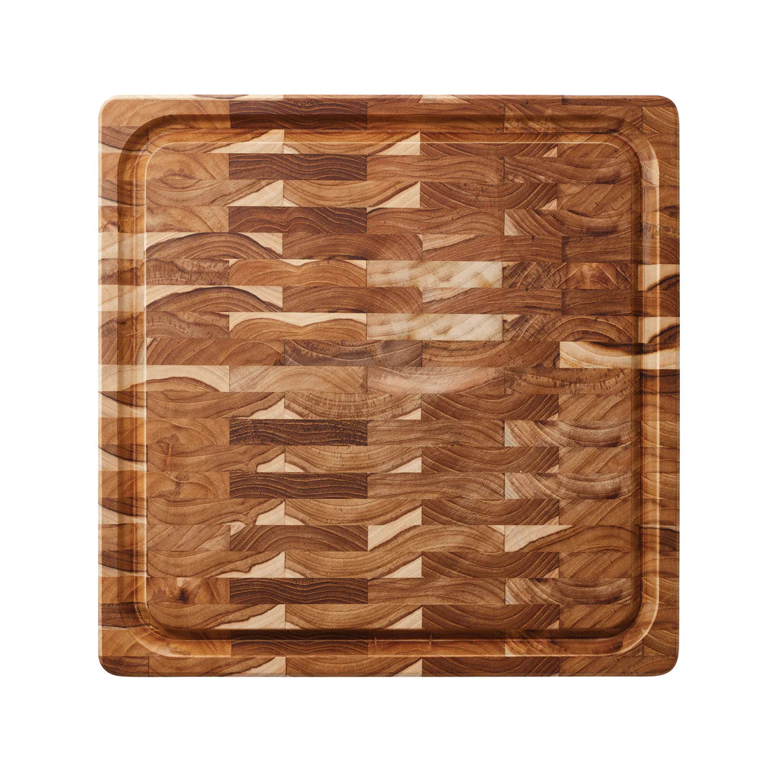 Tramontina Churrasco BBQ End-Grain Cutting Board Teak 15.75 inches X 15 inchs