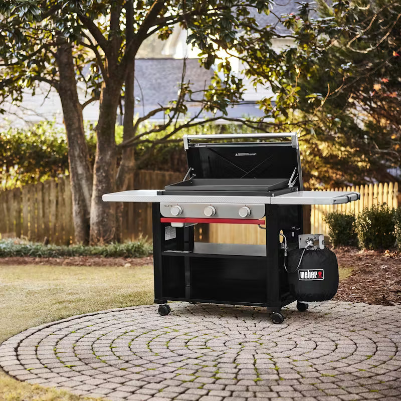 Slate® 30" Rust-Resistant Griddle 3 Burners | Liquid Propane