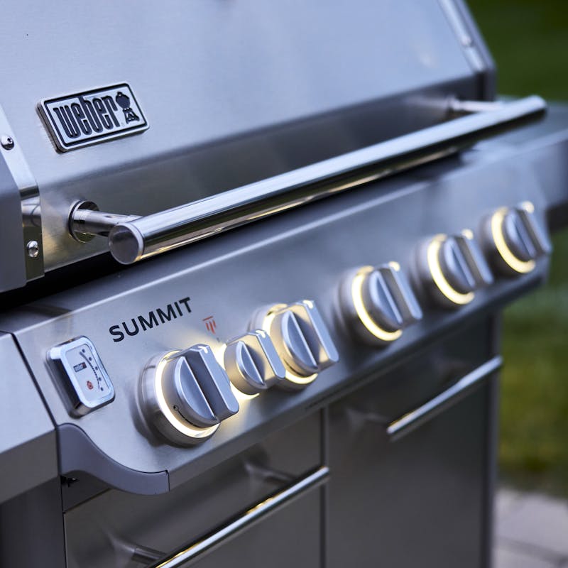 Weber Summit FS38 S Stainless 5 Burner Gas Grill LP NG