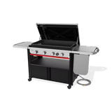 Weber Slate® 36" Rust-Resistant Griddle with Flip-Up Side Table (Natural Gas) 1501350