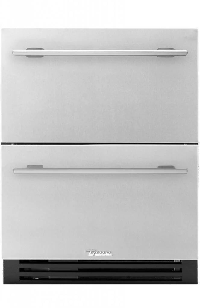 True Solid Stainless Steel Drawers - 24in Undercounter ADA TURADA-24-D-A-S