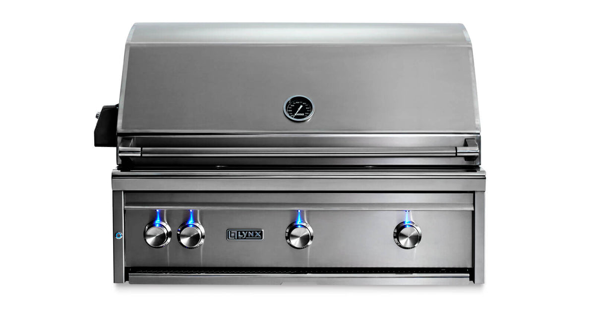 Lynx 36" Built In Grill with 1 Trident and Rotisserie L36TR-NG