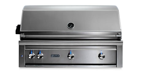 Lynx L42ATR 42-inch stainless steel built-in gas grill with rotisserie and closed hood