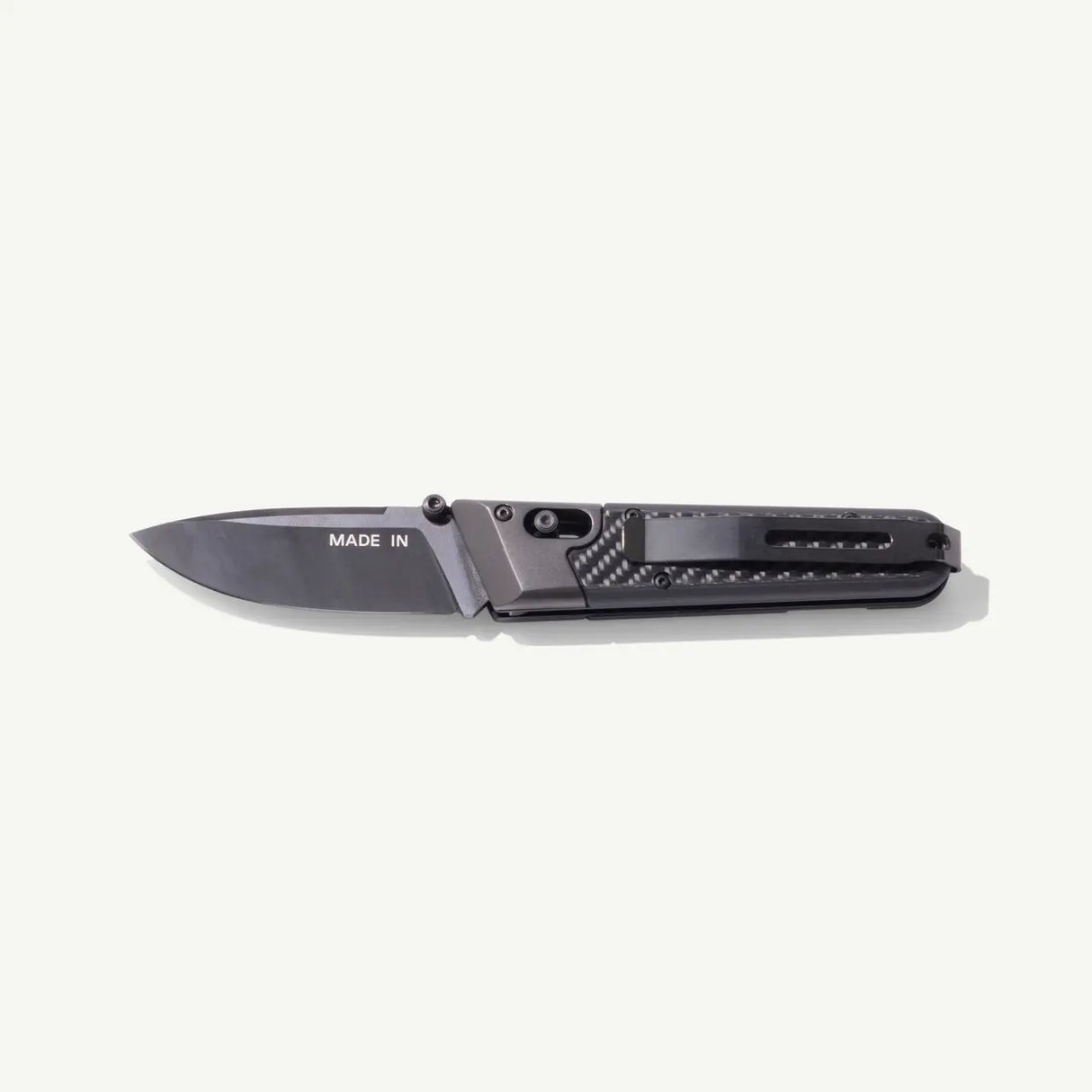 Made In Pocket Utility Knife Carbon Fiber PVD