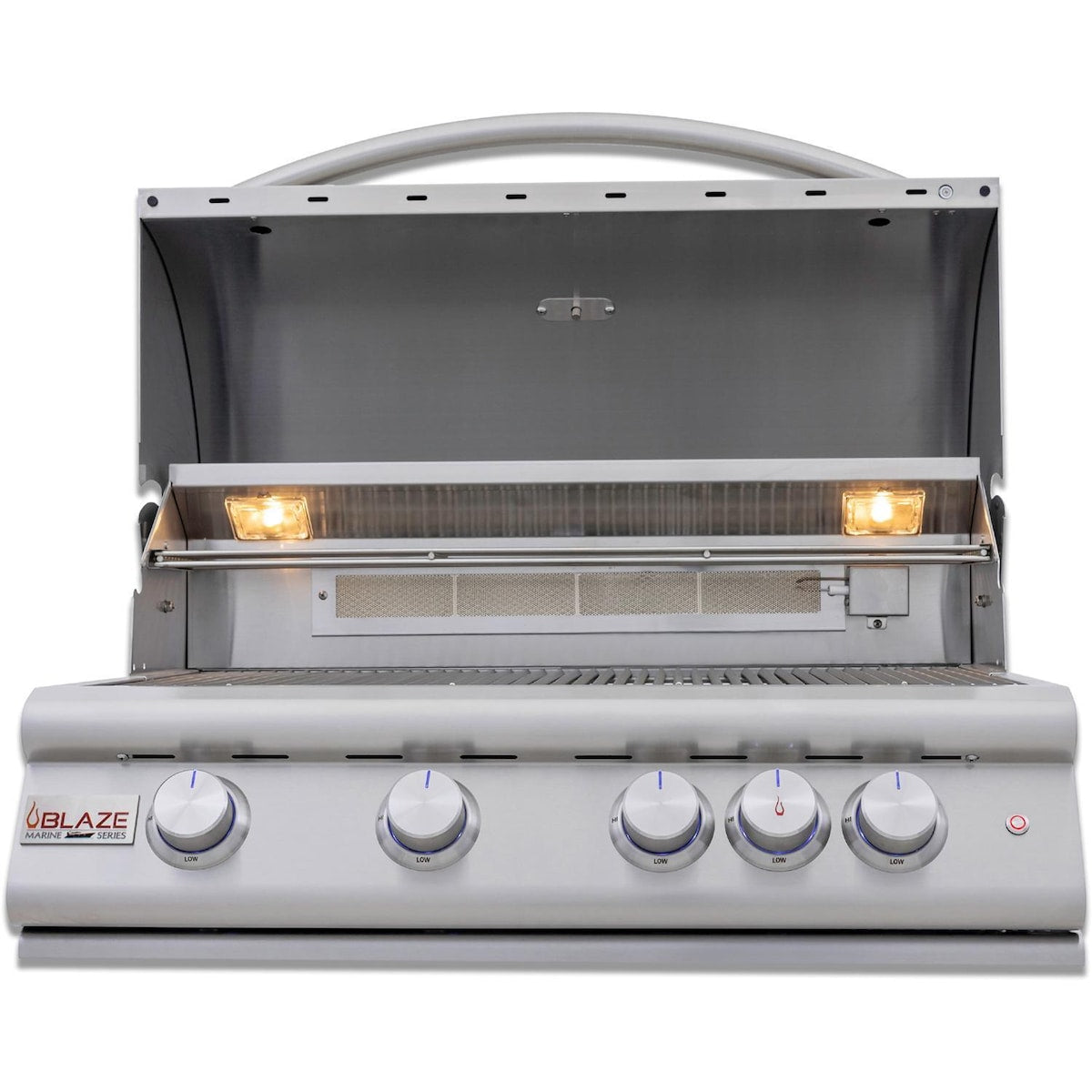 Blaze Premium LTE+ Marine Grade 32-Inch 4-Burner Built-In Natural Gas w/ Ceramic Flame Tamers