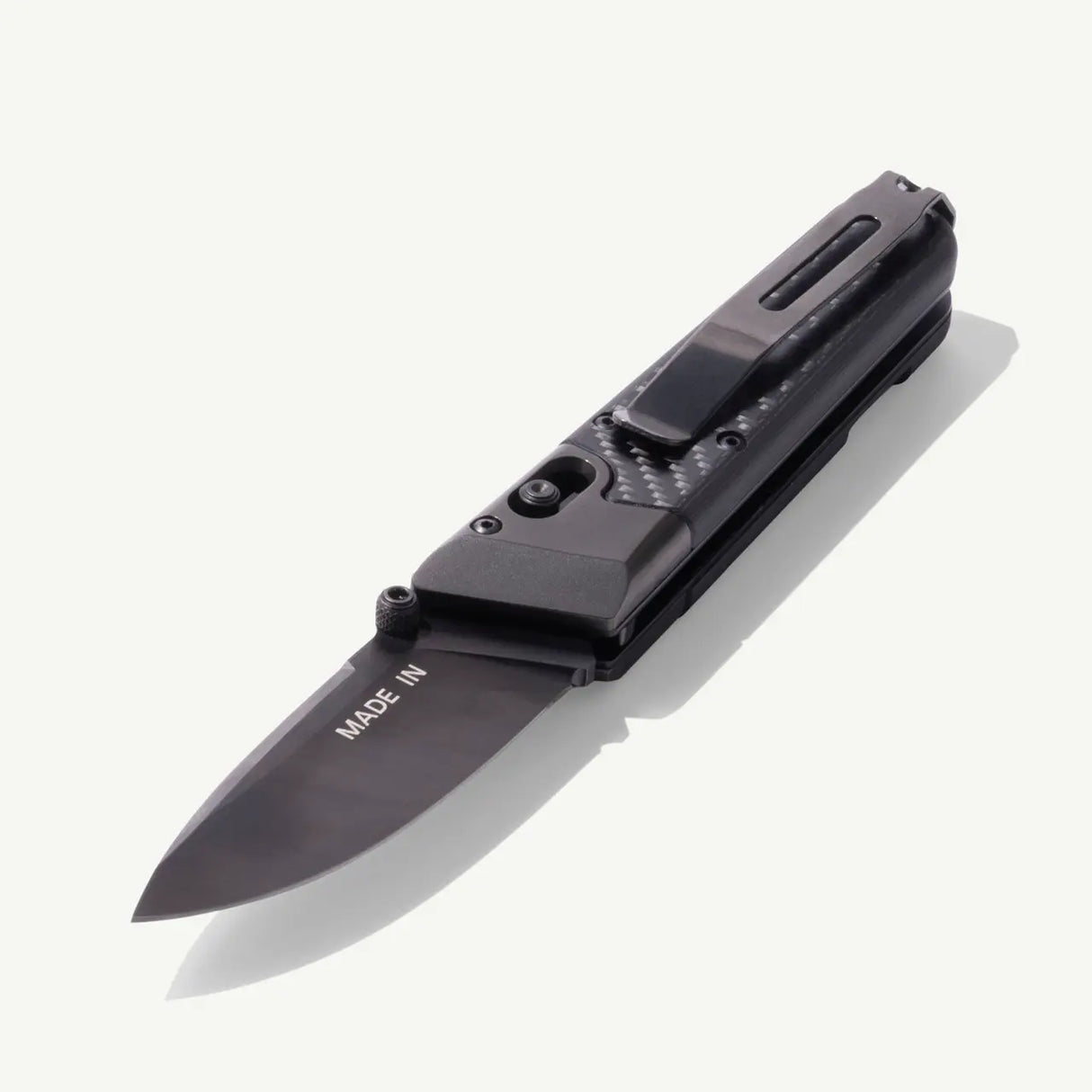 Made In Pocket Utility Knife Carbon Fiber PVD