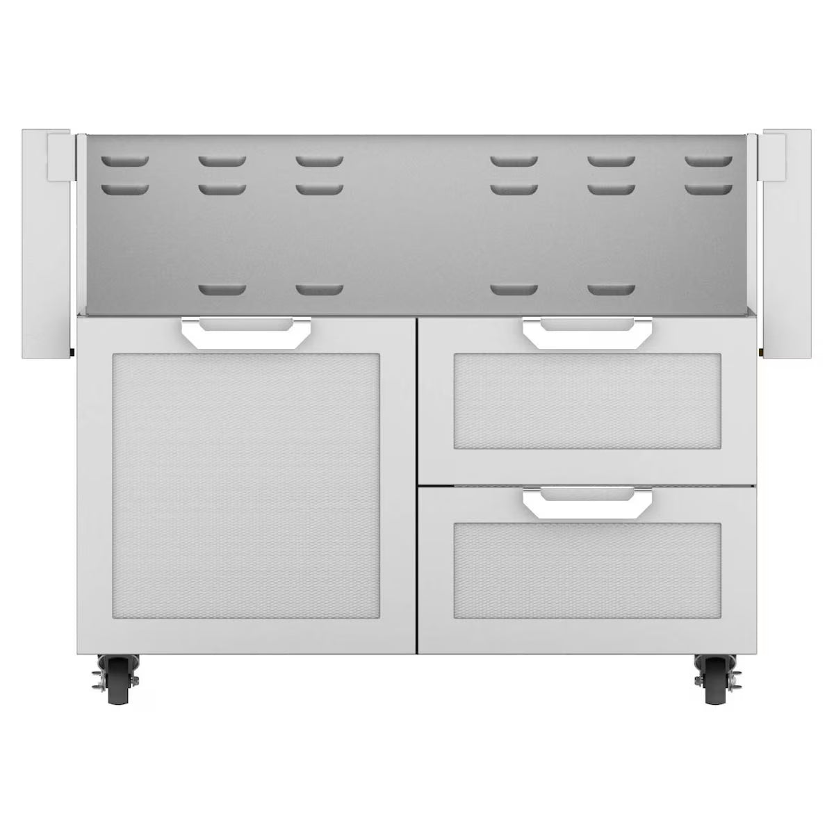 Hestan Double Drawer And Door Tower Cart For 42-Inch Gas Grill - Steeletto