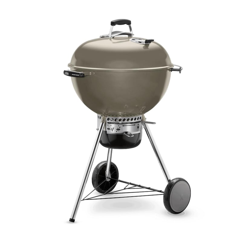 Weber Master Touch 22-Inch Charcoal Grill With Gourmet BBQ System Cooking Grate - Smoke - 14510601
