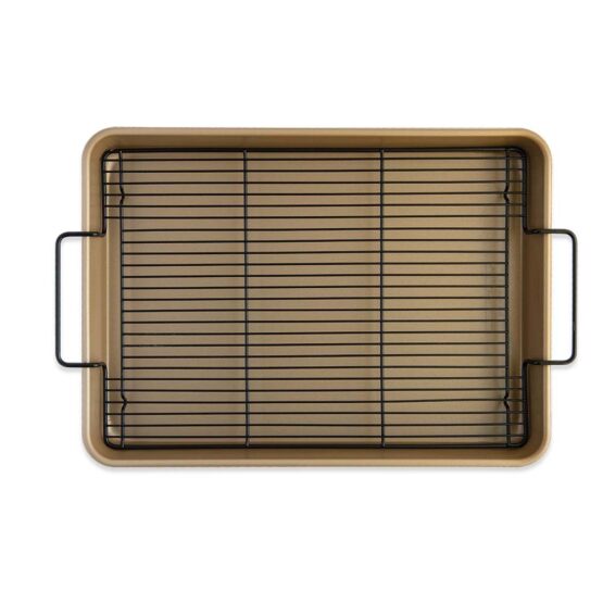 Nonstick High-Sided Oven Crisp Baking Tray - Thumbnail 4