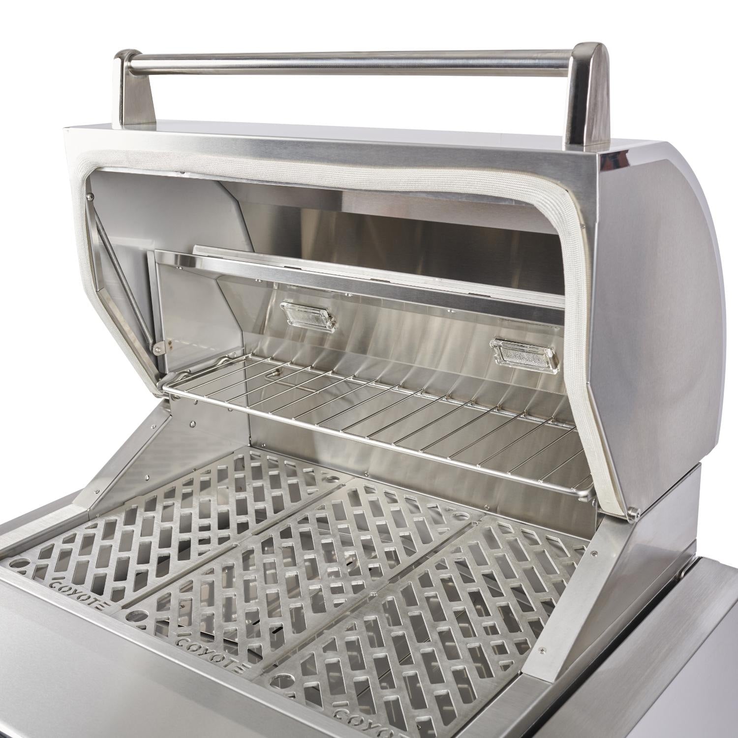 Coyote 28" Built-In Wood Pellet Grill C1P28 – Texas Star Grill Shop