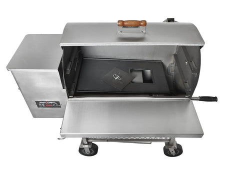 Pitts & Spitts Maverick 850 Stainless Pellet Grill P-MAV-850-SS - Texas Star Grill Shop P-MAV-850-SS, Pitts and Spitts Houston, Pitts and Spitts Marine Grade