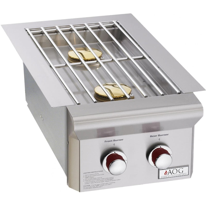 American Outdoor Grill T-Series Drop-In Natural Gas Double Side Burner - 3282T