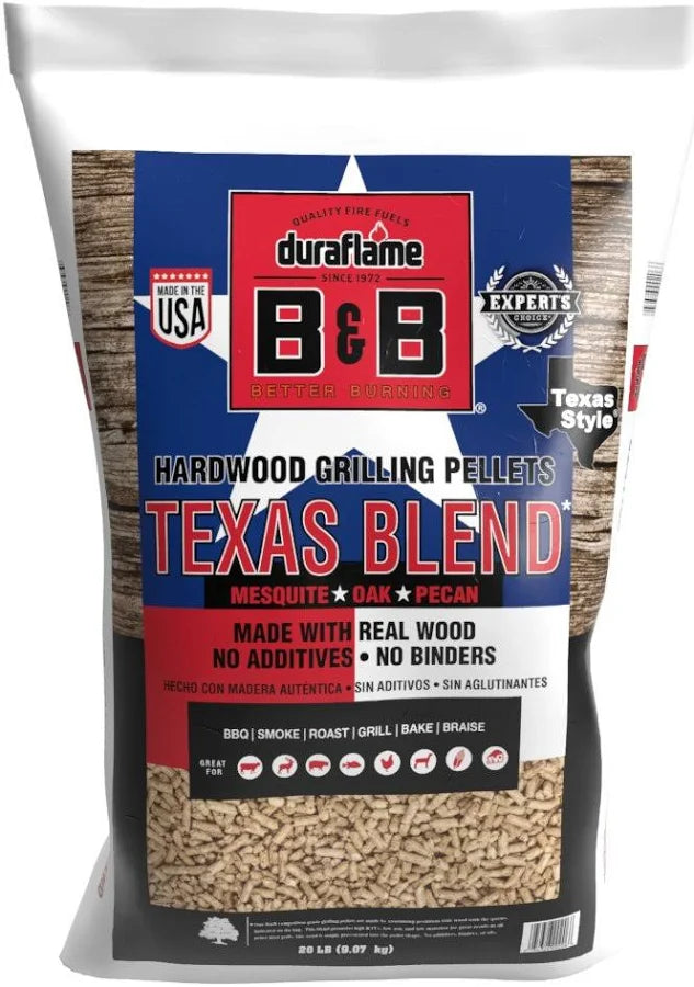 BB Texas Blend Wood Pellets 20LB