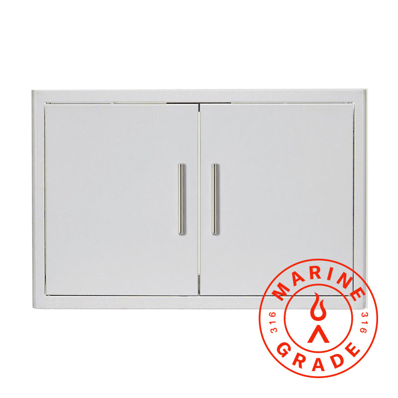 Blaze Marine Grade 32-Inch Double Access Door with Paper Towel Holder